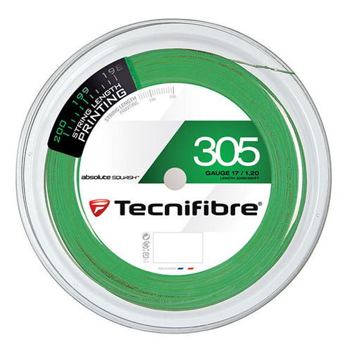 Tecnifibre 305 SPL Squash Reel 660' Green View 1
