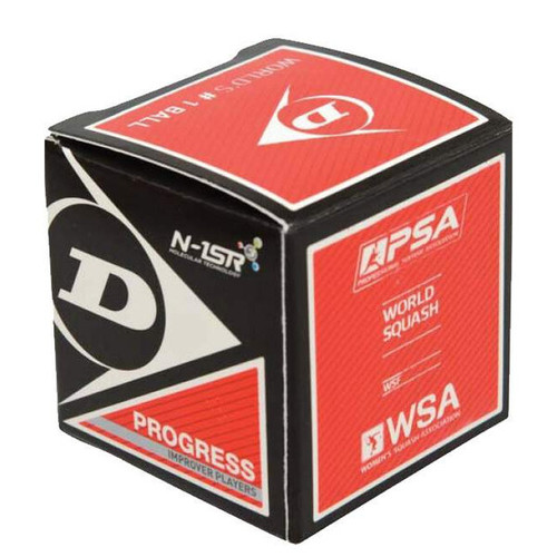 Dunlop Progress Squash Balls (1x) (Black) View 1