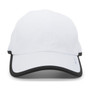 Pacific Lite Active Cap - Unisex White/Black View 1