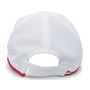 Pacific Lite Active Cap - Unisex White/Red View 2