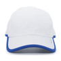 Pacific Lite Active Cap - Unisex White/Royal View 1