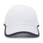 Pacific Lite Active Cap - Unisex White/Navy View 1