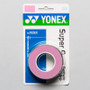 Yonex Wet Super Grap Overgrip (3x) French Pink View 1