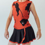 (Unpurchaseable) Faye+Florie Panther Print Muscle Tank - Women's Red View 3