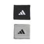 adidas Interval Small Reversible 2.0 Wristbands Black/Grey View 1