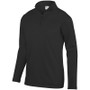 Augusta Wicking Fleece 1/4 Zip Pullover - Men's Black View 1