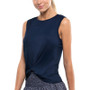 Lucky In Love Twist Front Tank - Women's Midnight View 1