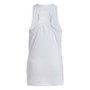 adidas Girls' Club Tank White View 2