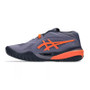 (Unpurchaseable) ASICS GEL Resolution X - Men's Greyish Purple/Nova Orange View 2