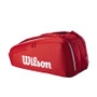 Wilson Super Tour Red 9-Pack (2025) Red View 1