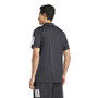 adidas Club 3 Stripes Polo - Men's Black View 2