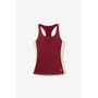 FILA Performance Iconic Racerback Tank (W) Cabernet/Angora View 1