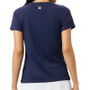 (Unpurchaseable) FILA Essentials Mesh Back Short Sleeve Top - Women's Navy View 2
