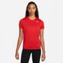 Nike Dri-FIT Short Sleeve Tee - Women's Red View 1
