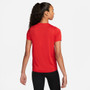 Nike Dri-FIT Short Sleeve Tee - Women's Red View 2
