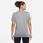 Nike Dri-FIT Short Sleeve Tee - Women's Grey View 2