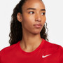 Nike Dri-FIT Short Sleeve Tee (W) Red View 3