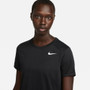 Nike Dri-FIT Short Sleeve Tee (W) Black View 3