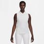 Nike Dri-FIT Victory Sleeveless Polo - Women's White View 1