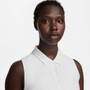 Nike Dri-FIT Victory Sleeveless Polo (W) White View 3