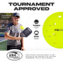 Franklin FS Pro Outdoor Pickleballs (4x) Yellow View 2