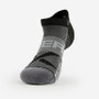 Thor-Lo Experia Ultra Light Padding No-Show Tab Socks Black/Grey View 2