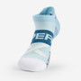 Thor-Lo Experia Ultra Light Padding No-Show Tab Socks True Blue/White View 2