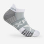 Thor-Lo Experia Ultra Light Padding No-Show Tab Socks White/Grey View 1