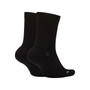 Nike Multiplier Crew Sock (2x) Black View 2