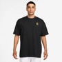 Nike Court Max90 Tennis Tee - Men's Black View 1