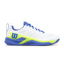 Wilson Rush Pro 4.5 (M) White/Amparo Blue View 1