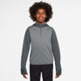 (Unpurchaseable) Nike Therma-FIT Boys' 1/2 Zip Training Top Smoke Grey/Iron Grey View 1
