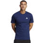 adidas Workout Essentials Feelready Tee - Men's Dark Blue View 1