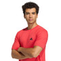 adidas Workout Essentials Feelready Tee - Men's Pure Ruby View 3