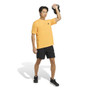 (Unpurchaseable) adidas Workout Essentials Feelready Tee - Men's Lucid Tangerine View 3
