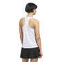 adidas Club Tank (W) White View 2