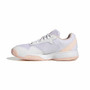 (Unpurchaseable) adidas Courtflash Kids' White/Wonder Quartz View 5