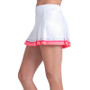 Lucky In Love Glow Set Pleat Skirt - Women's White/Hot Lava/Pink View 2