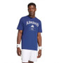 adidas Heritage Tennis Graphic Tee - Men's Dark Blue View 1