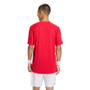 adidas Club 3 Stripes Tee - Men's Pure Ruby View 2