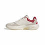 adidas CourtJam Control 3 Premium - Men's Chalk White/Victory Red View 5