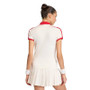 adidas Heritage Polo - Women's Chalk White/Power Red View 2