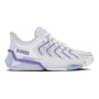 K-Swiss Ultrashot 4 - Women's White/Lunar Rock/Purple Haze View 1