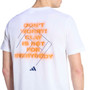 adidas Clay Graphic Tee - Men's White View 5