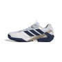 adidas Ubersonic 5 Clay - Men's White/Dark Blue View 5