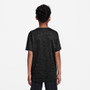 Nike Dri-FIT Miler Kids' Short Sleeve Top Black View 2