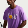 Nike Court Love Tee - Men's Bright Violet View 5