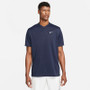 Nike Court Dri-FIT Blade Solid Polo - Men's Navy View 1