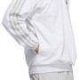 adidas 3 Stripes 1/4 Zip Fleece - Men's Light Grey Heather View 5