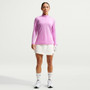 Nike Dri-FIT UV Victory 1/2 Zip Top (W) Light Magenta View 1